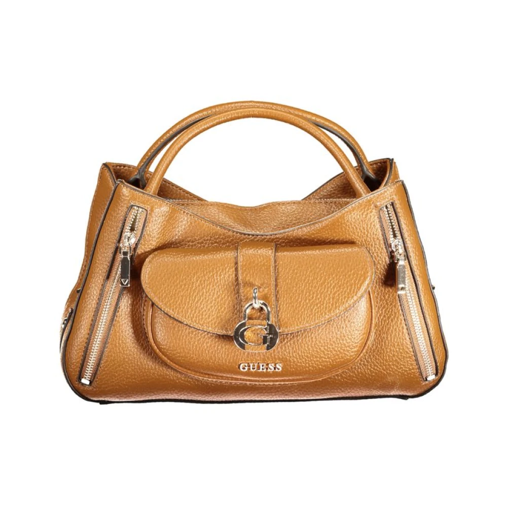 Guess Donna Marrone Borse, Taglia Unica, New,
