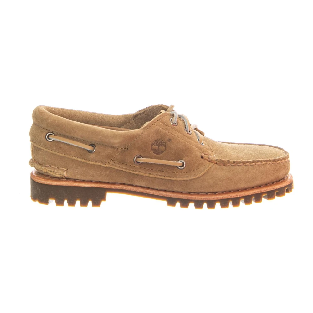Timberland Women's Beige Boat Shoes, 3 Uk, Authentic Boat Shoe