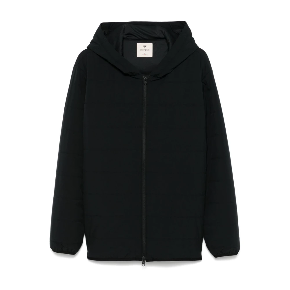 Snow Peak Zwarte Trui voor Winter Outfits Black Heren