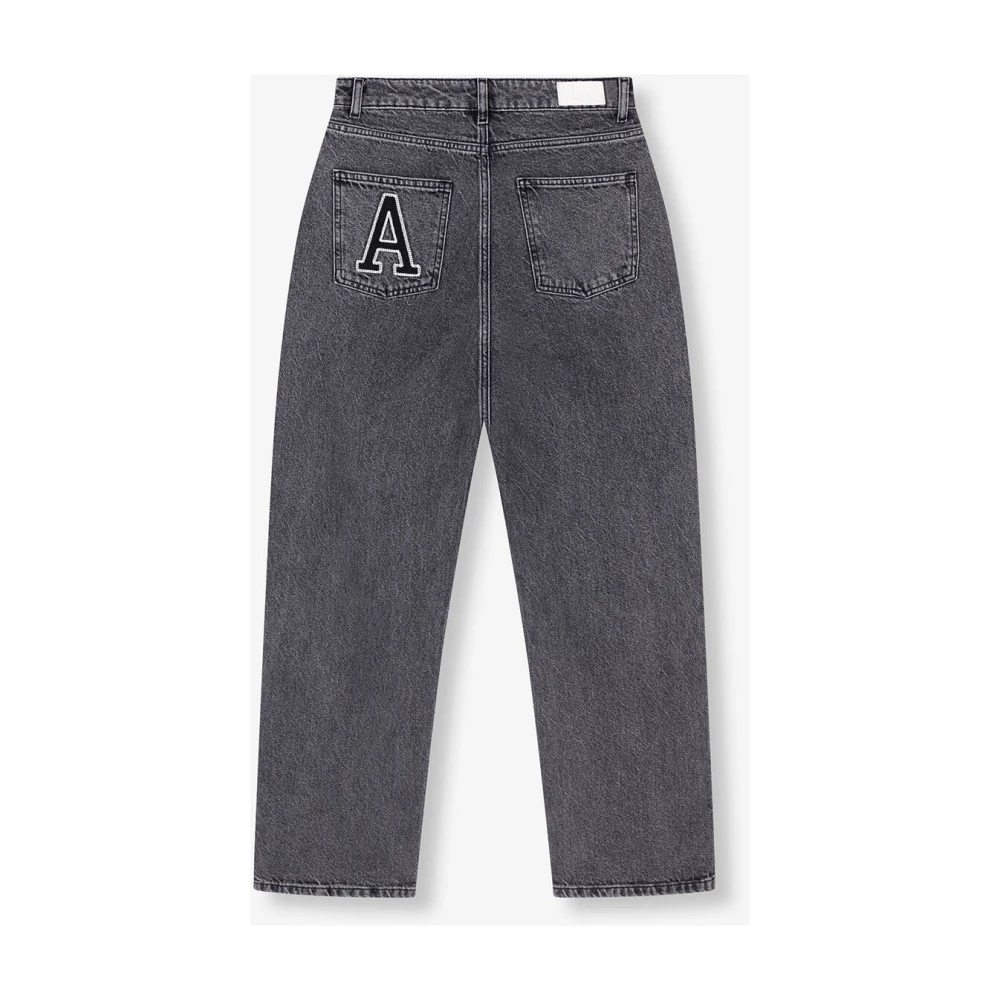 Alix The Label Relaxte Denim Broek Gray Dames