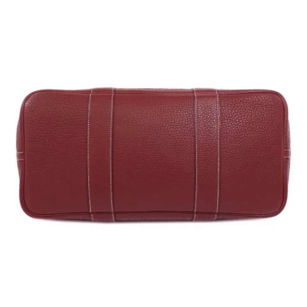 Hermès Vintage Pre-owned Fabric handbags Red Dames