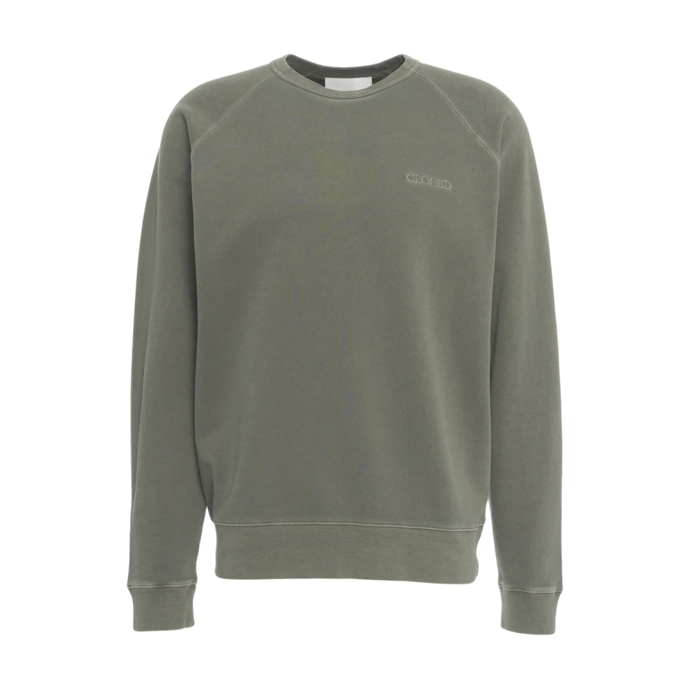 closed Grijze Sweatshirt met Raglanmouwen Gray Heren