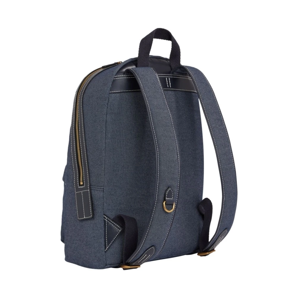 Tommy Hilfiger Blauwe Monogram Rugzak Blue Heren