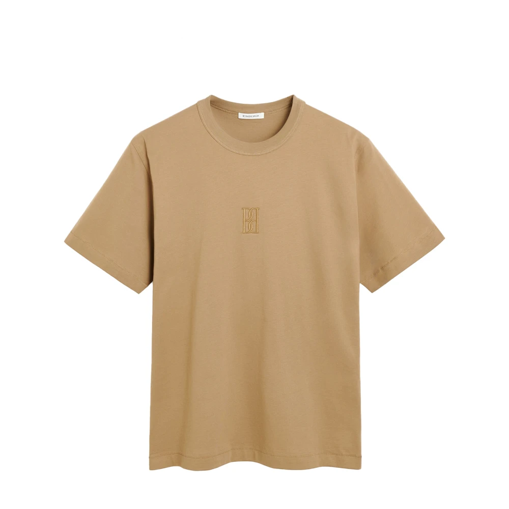 By Malene Birger Minimalistisk Bomull T-shirt Brown, Dam