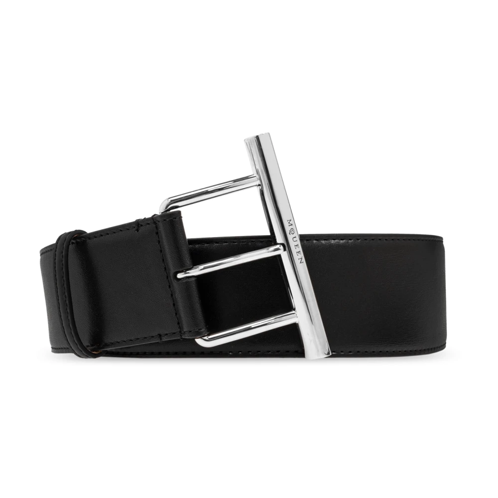 Alexander mcqueen Leren riem Black Dames