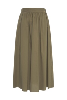 green-pleated-maxi-skirt-elastic-waistband