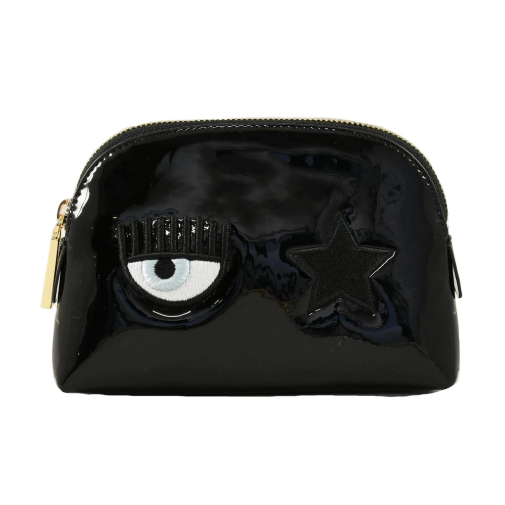 Chiara Ferragni Collection Stijlvol PU-accessoire Black Dames