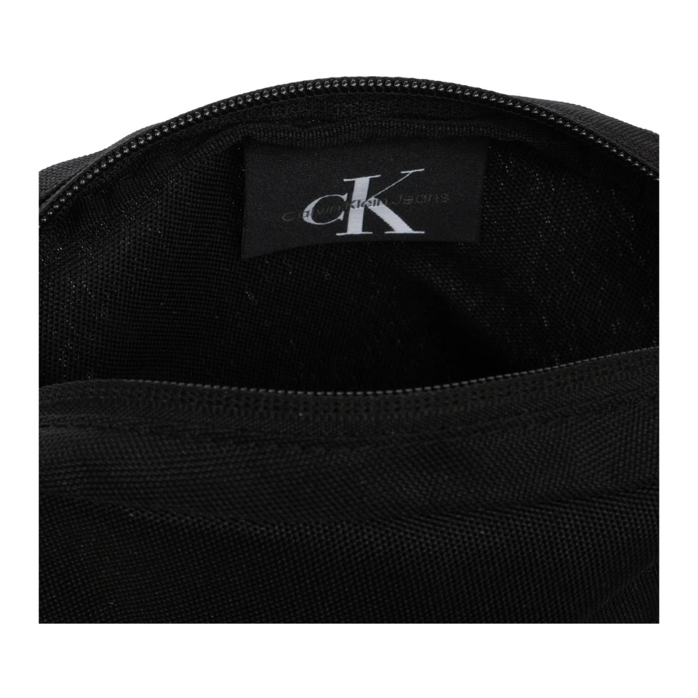 Calvin Klein Jeans Eenvoudige Crossbody Tas met Verstelbare Band Black Heren