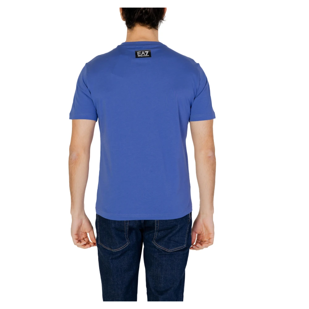 Emporio Armani EA7 Heren 3Dpt44 Pj02Z T-Shirt Blue Heren