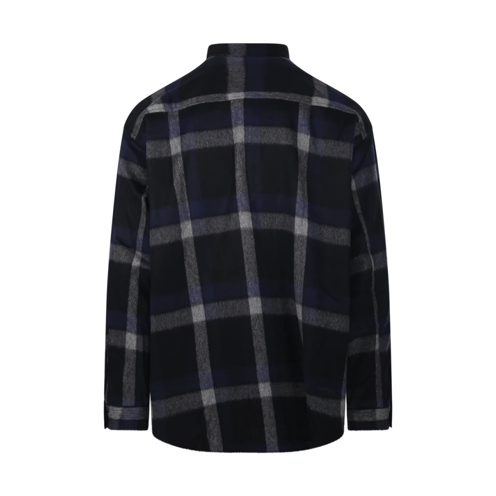 Emporio Armani Fantasia Check Shirt voor Mannen Multicolor Heren