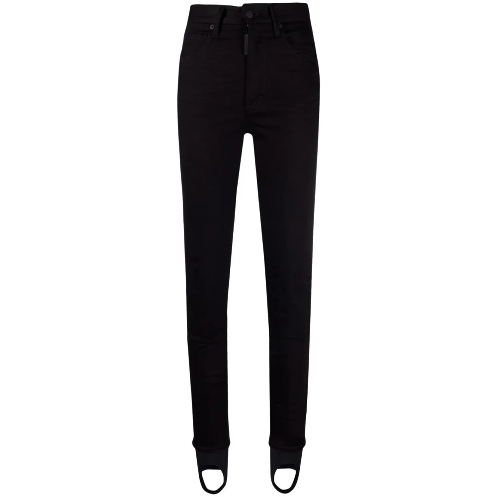 Dsquared2 Women's Black Skinny Jeans,, Straight Denim Jeans Small