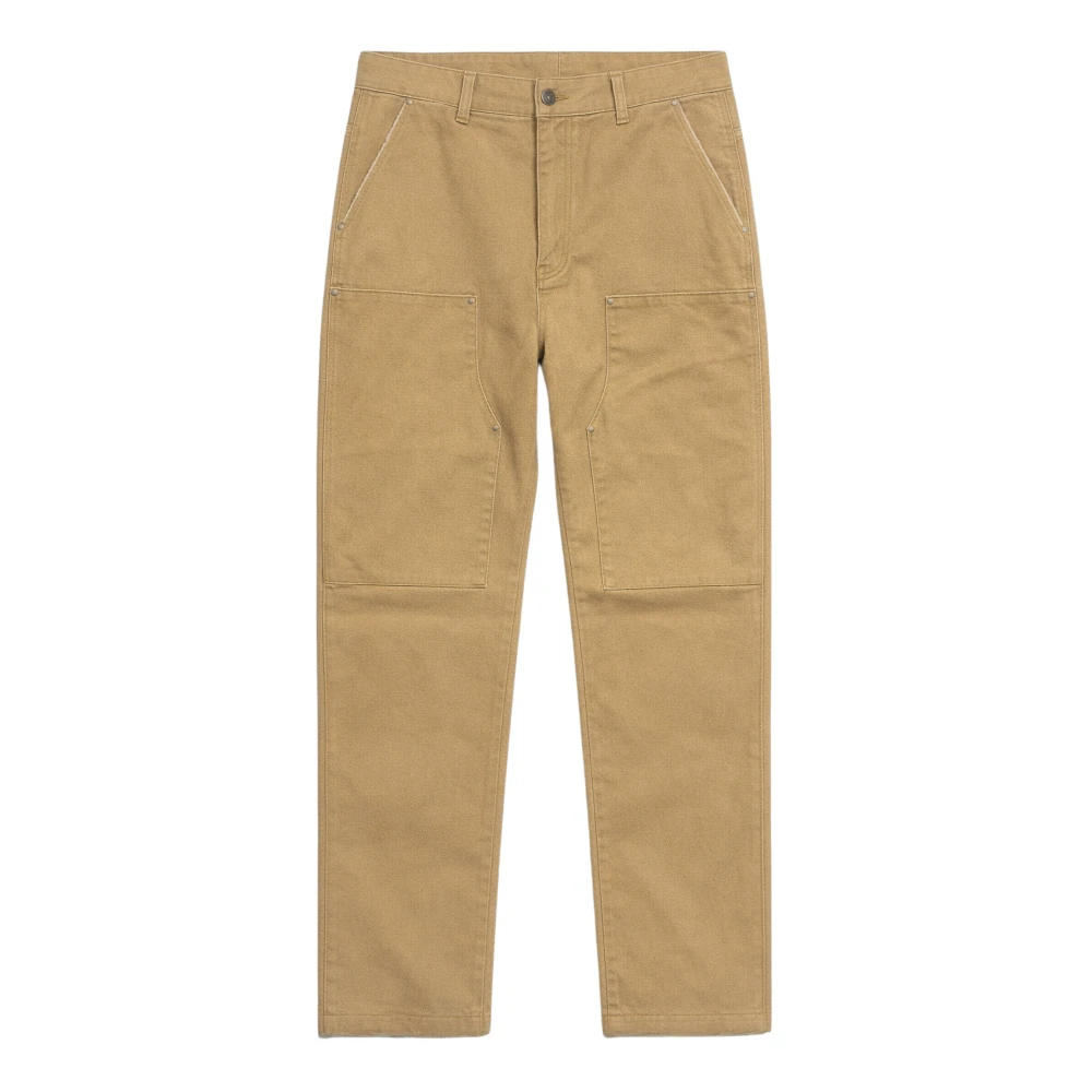 Represent Men's Beige Straight Trousers, S, Mlm100479 Utility Trousers