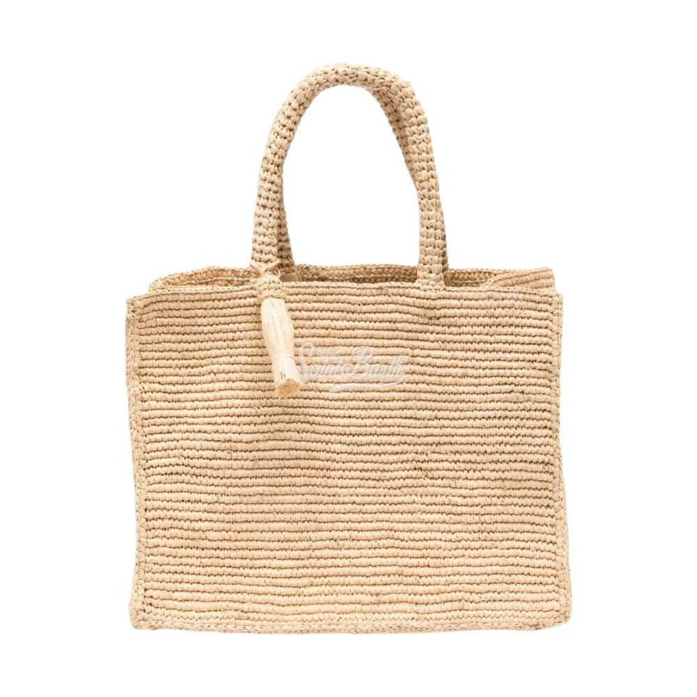 Mc2 Saint Barth Women's Beige Colette Raffia Tote - Shopping Bags - One Size - Bags