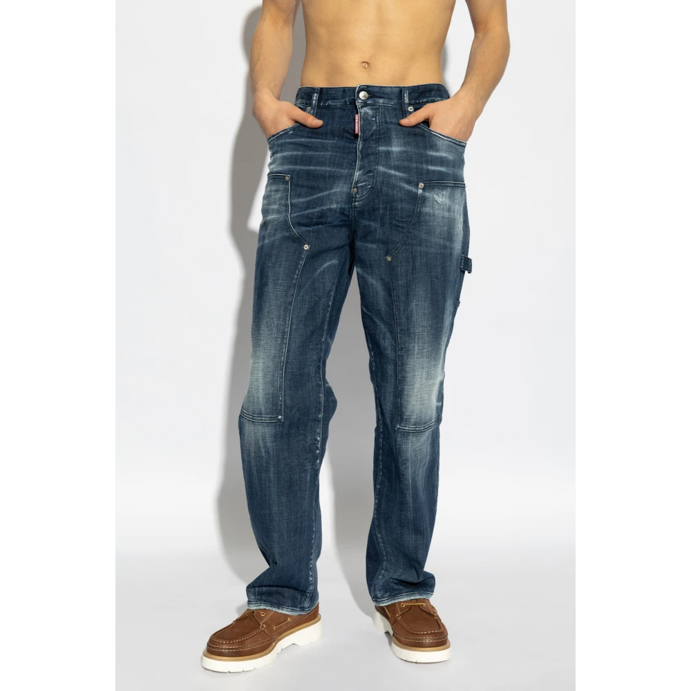 Dsquared2 Jeans Loose Blue Heren
