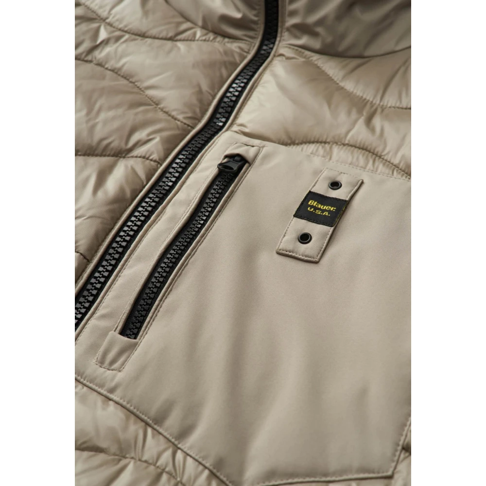 Blauer Stijlvolle Herenjas Beige Heren