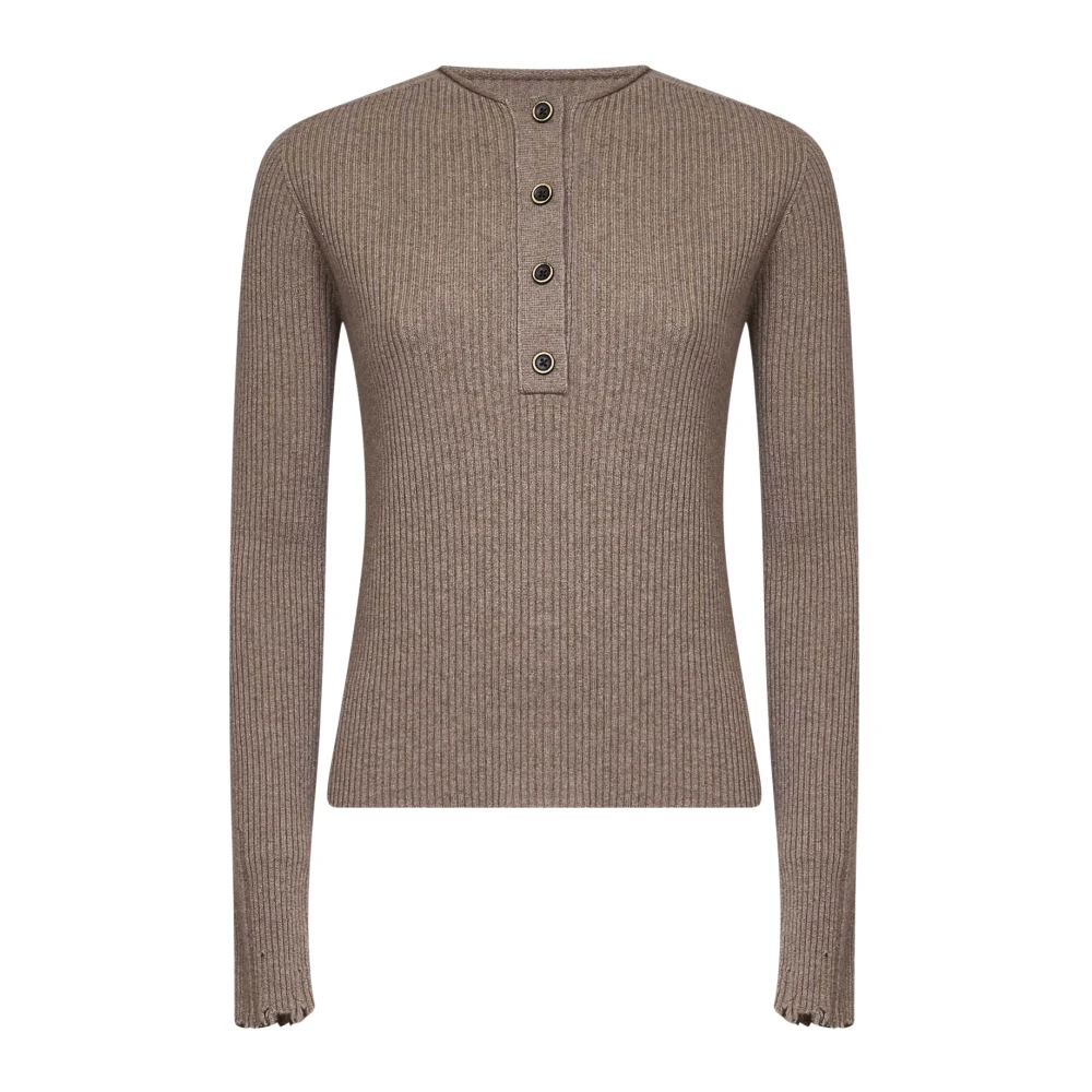 Uma Wang Jumpers - Female - Cashmere Knitwear - Brown - M - Knitwear