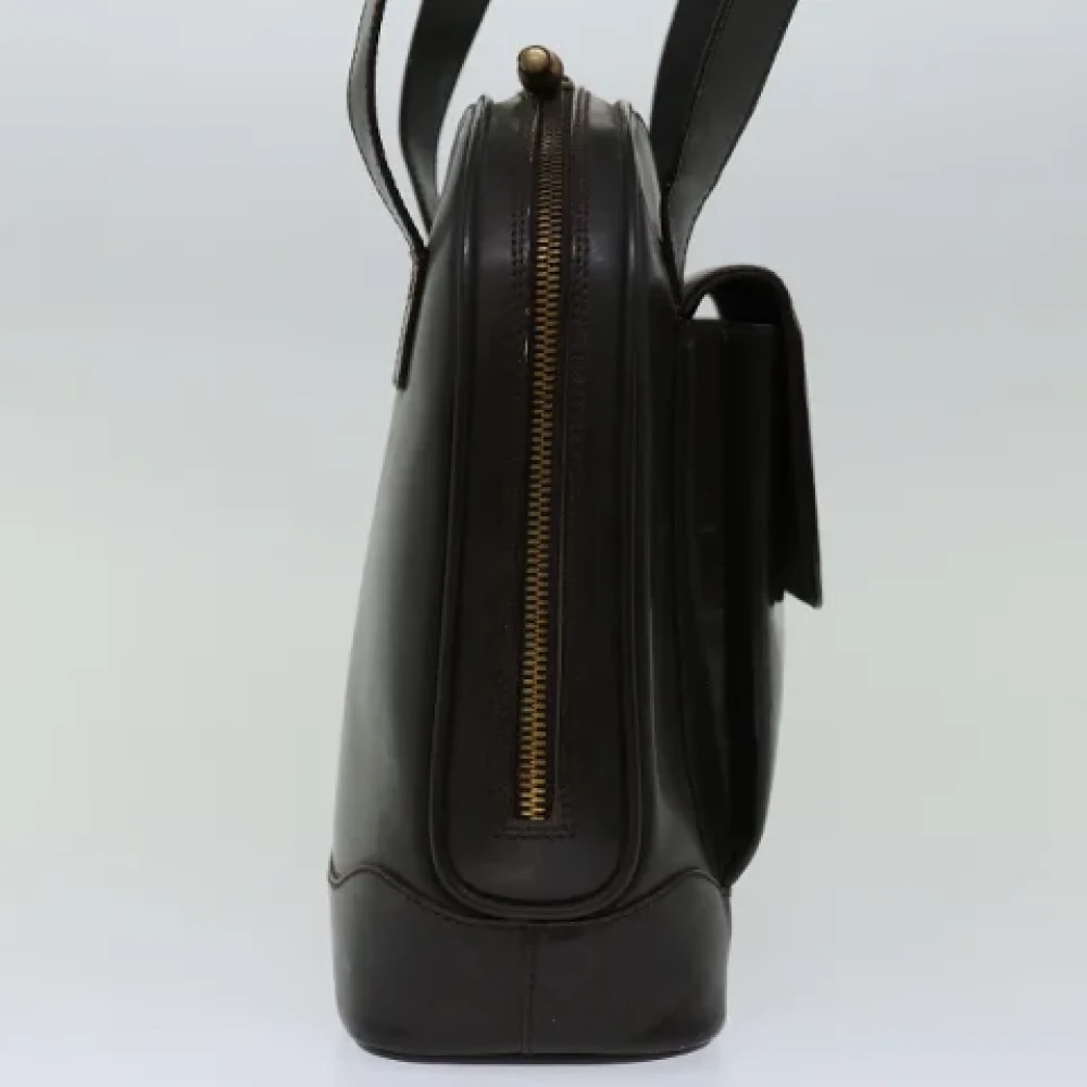 Gucci Vintage Pre-owned Leather shoulder-bags Brown Dames