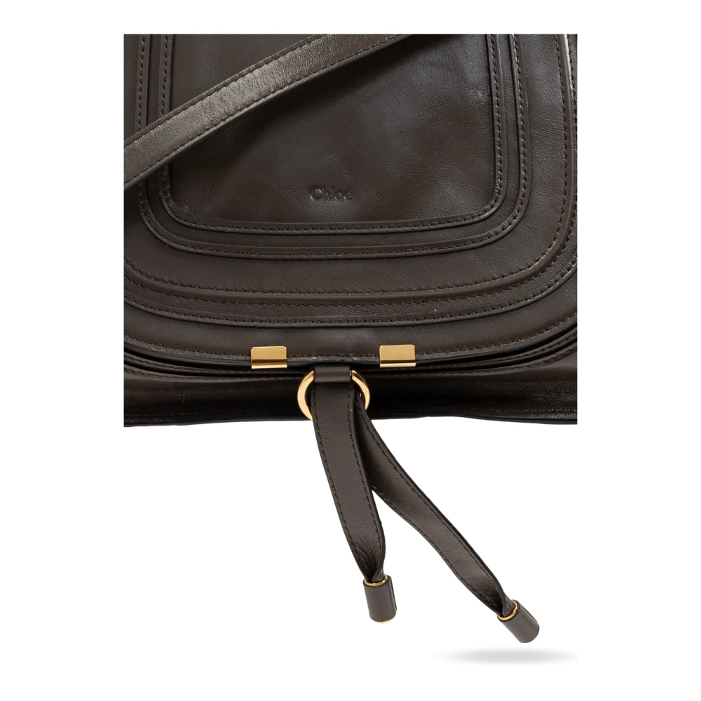 Chloé Handtas Marcie Dubbel Medium Green Dames