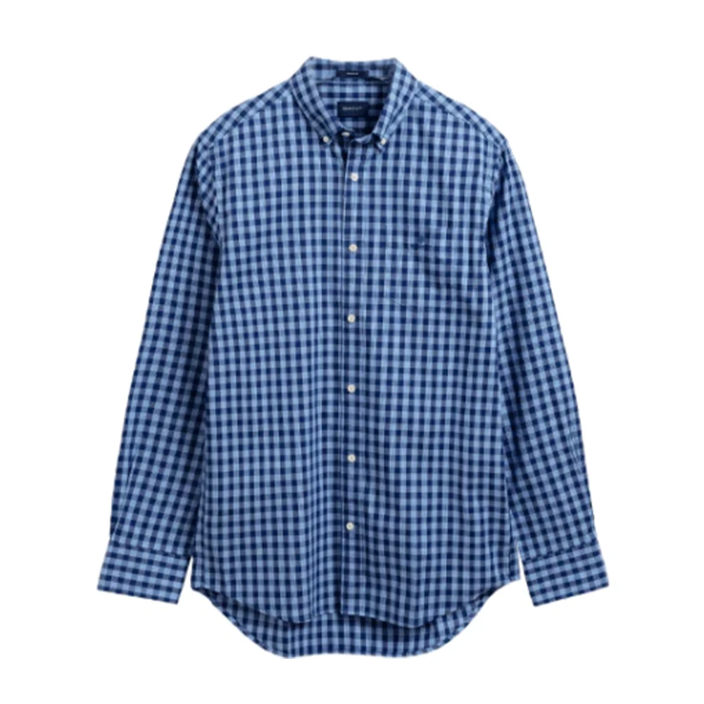 Gant Comfortabel en stijlvol katoenen overhemd XL Blue Heren