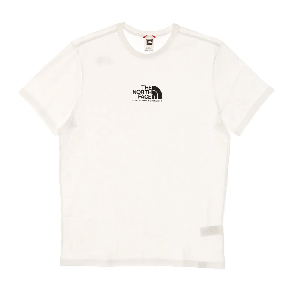 The North Face Alpine Tee 3 Wit Zwart Heren T-shirt White Heren