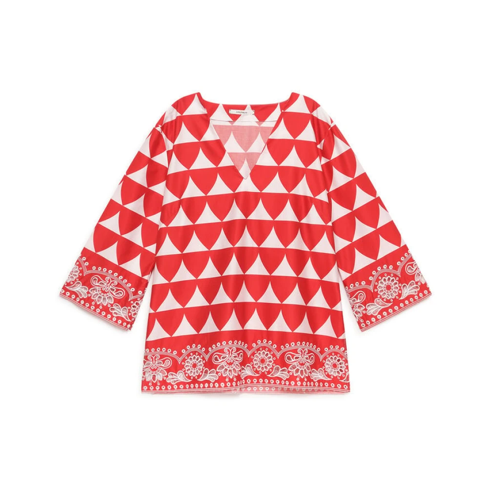 Maliparmi Donna Rosso Camicette S, New,