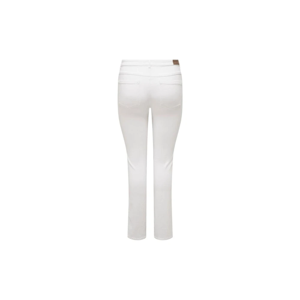 Only Carmakoma Klassieke Jeans White Dames