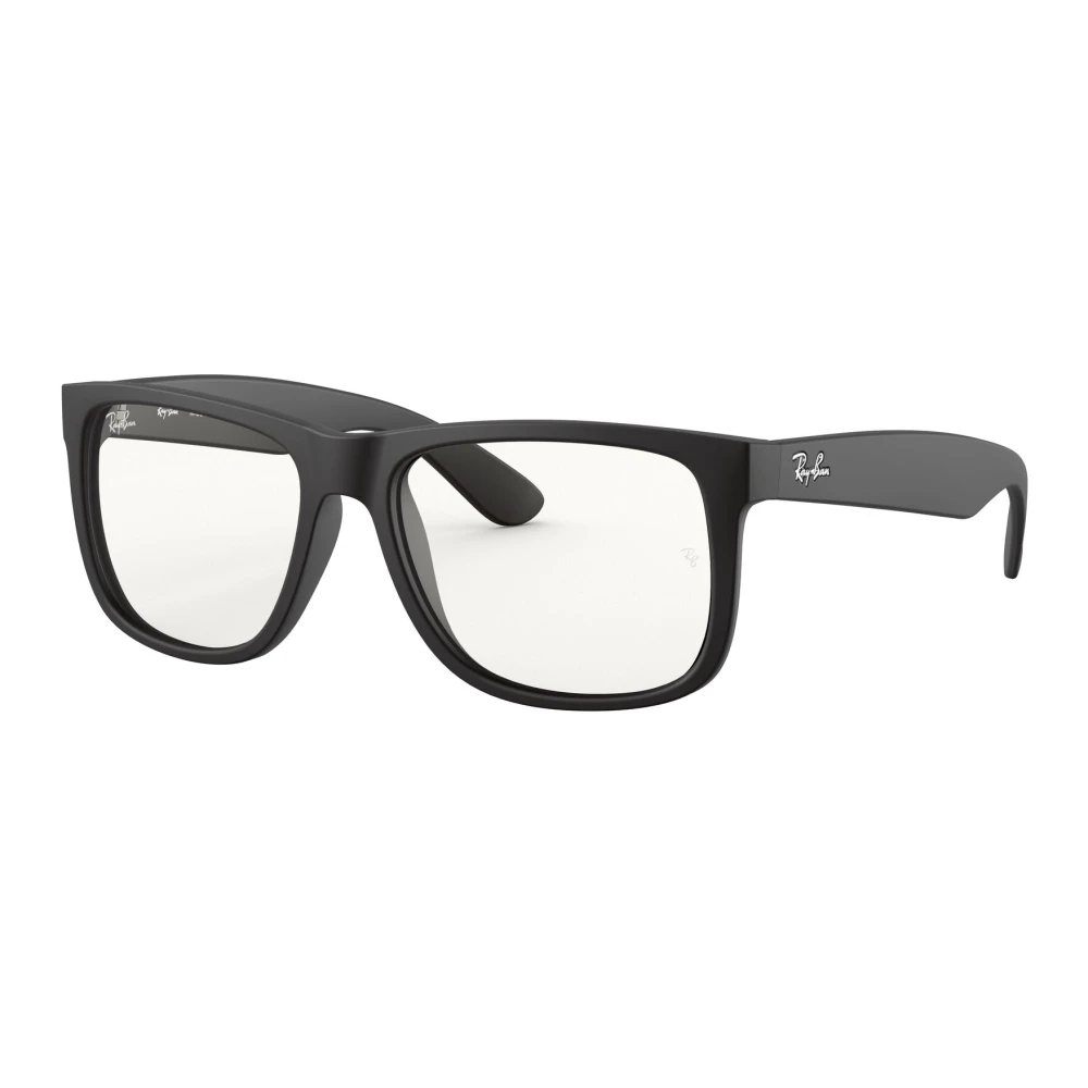 Ray-Ban Matte Black/Clear Sunglasses Justin Rb 4165 - Male - Glasses - Black - 55 Mm - Accessories