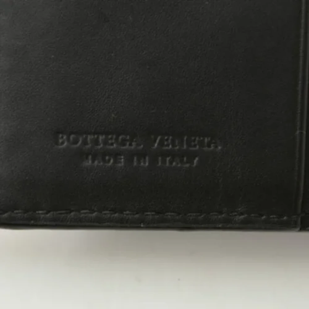 Bottega Veneta Vintage Pre-owned Leather wallets Black Heren
