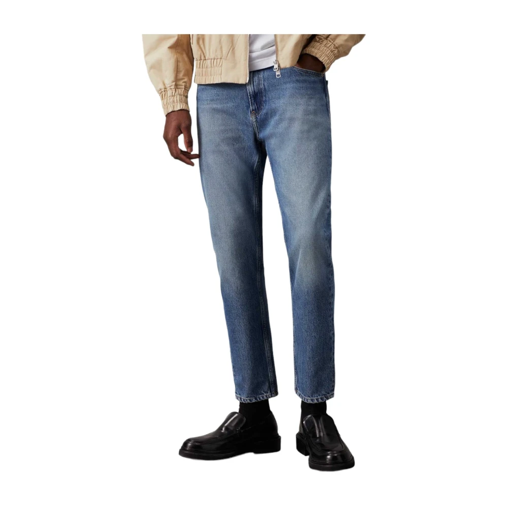 Calvin Klein Klassieke Denim Jeans voor Dagelijks Gebruik Blue Heren