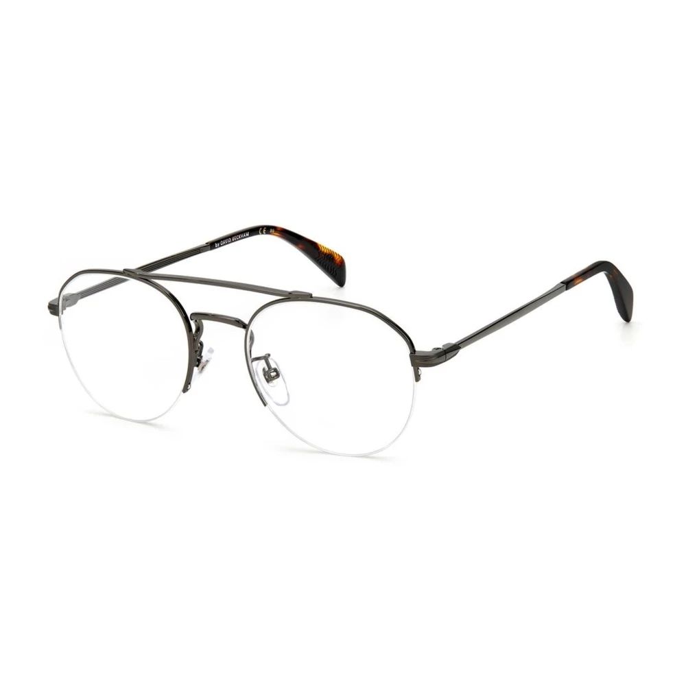 Eyewear By David Beckham Men's Gray Modern Metal Bracelet Watch With Dark Dial - Glasses - One Size- Accessories