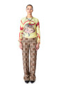 bruine-jacquard-wijde-pijp-broek
