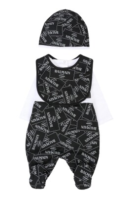 ensemble-body-en-coton-noir-avec-bonnet-et-bavoir
