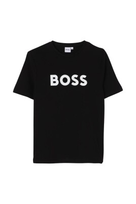 kids-black-logo-tee-stylish