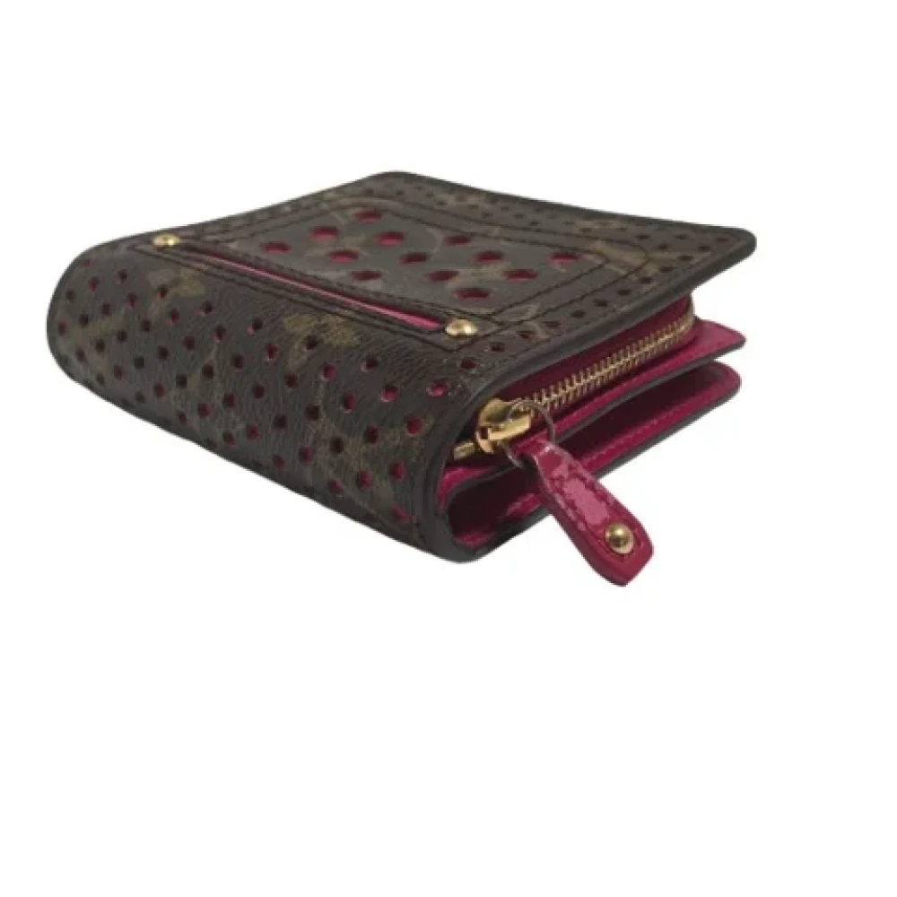 Louis Vuitton Vintage Pre-owned Fabric wallets Brown Dames