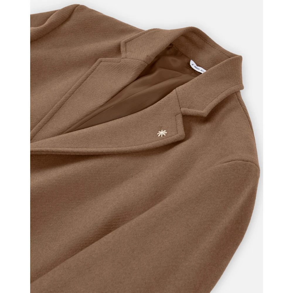 Manuel Ritz Bruine Knoop Camel Jas Brown Heren