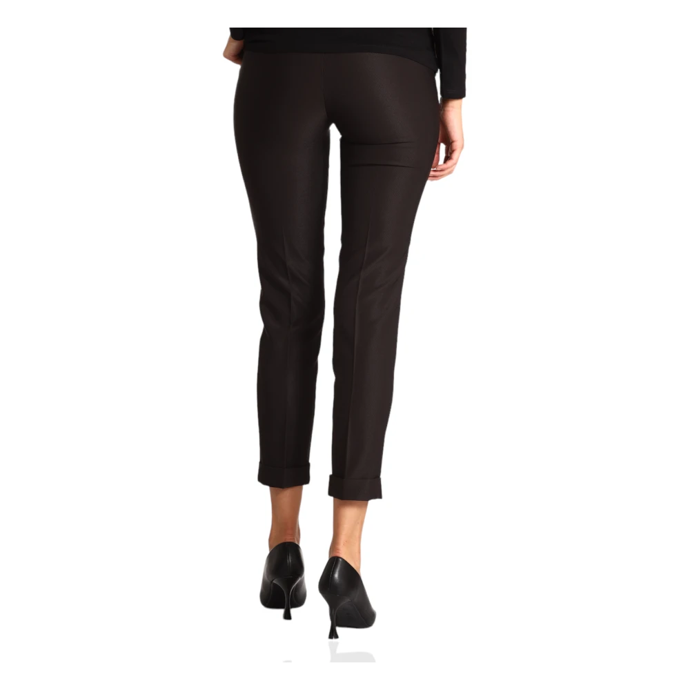 Alviero Martini 1a Classe Geo Classic Cropped Broek Zwart Black Dames