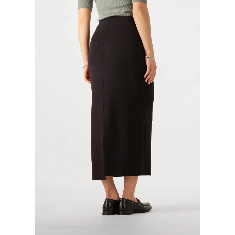 InWear Zwarte Tencel Mini Rok Black Dames
