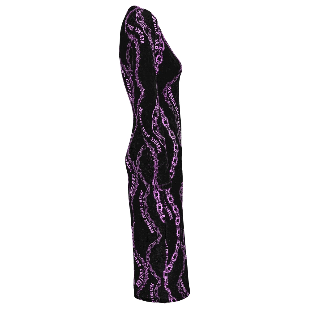 Versace Jeans Couture Jurken Black Dames