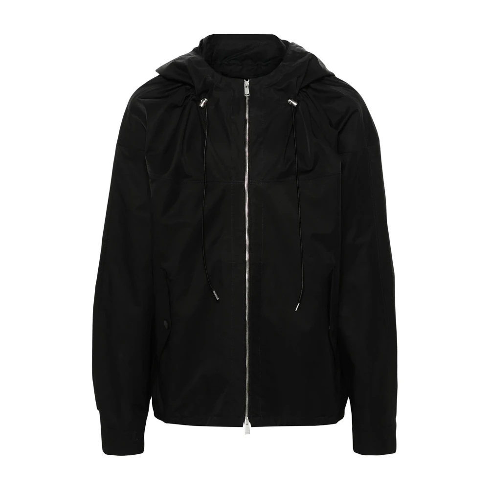 Lanvin Windjack met capuchon Black Heren