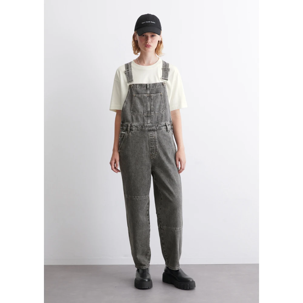 Marc O'Polo Barrel dungarees relaxed Gray Dames