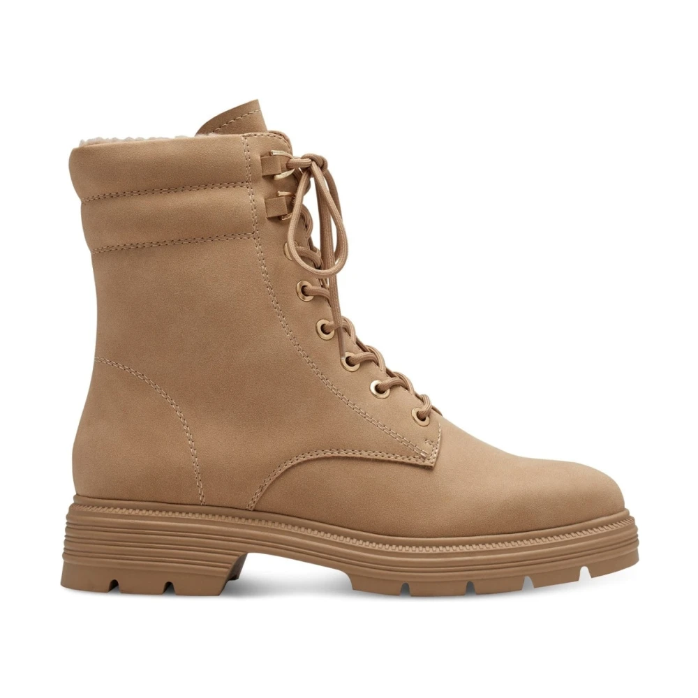 Tamaris Women's Brown Lace-Up Ankle Boots - Lace-Up Boots - 4 Uk - Shoes