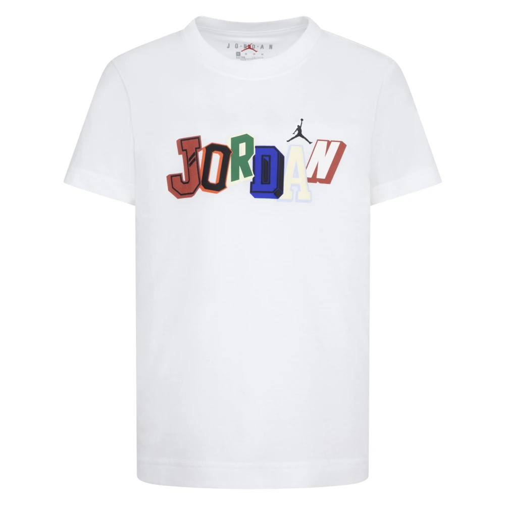 Jordan Vit Signature T-shirt för Pojkar White, Pojke