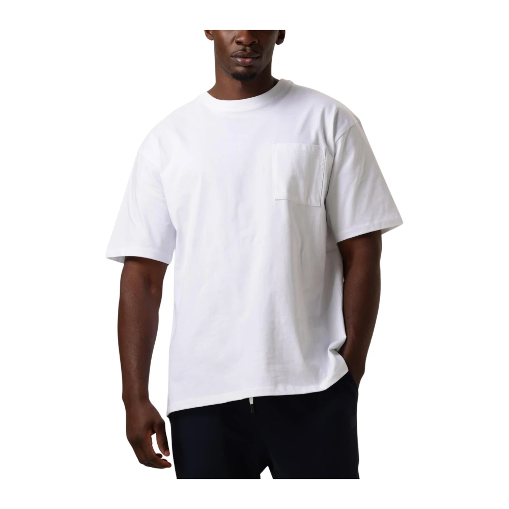 Scotch & Soda Casual Wit Zak T-shirt 3 Kruizen White Heren