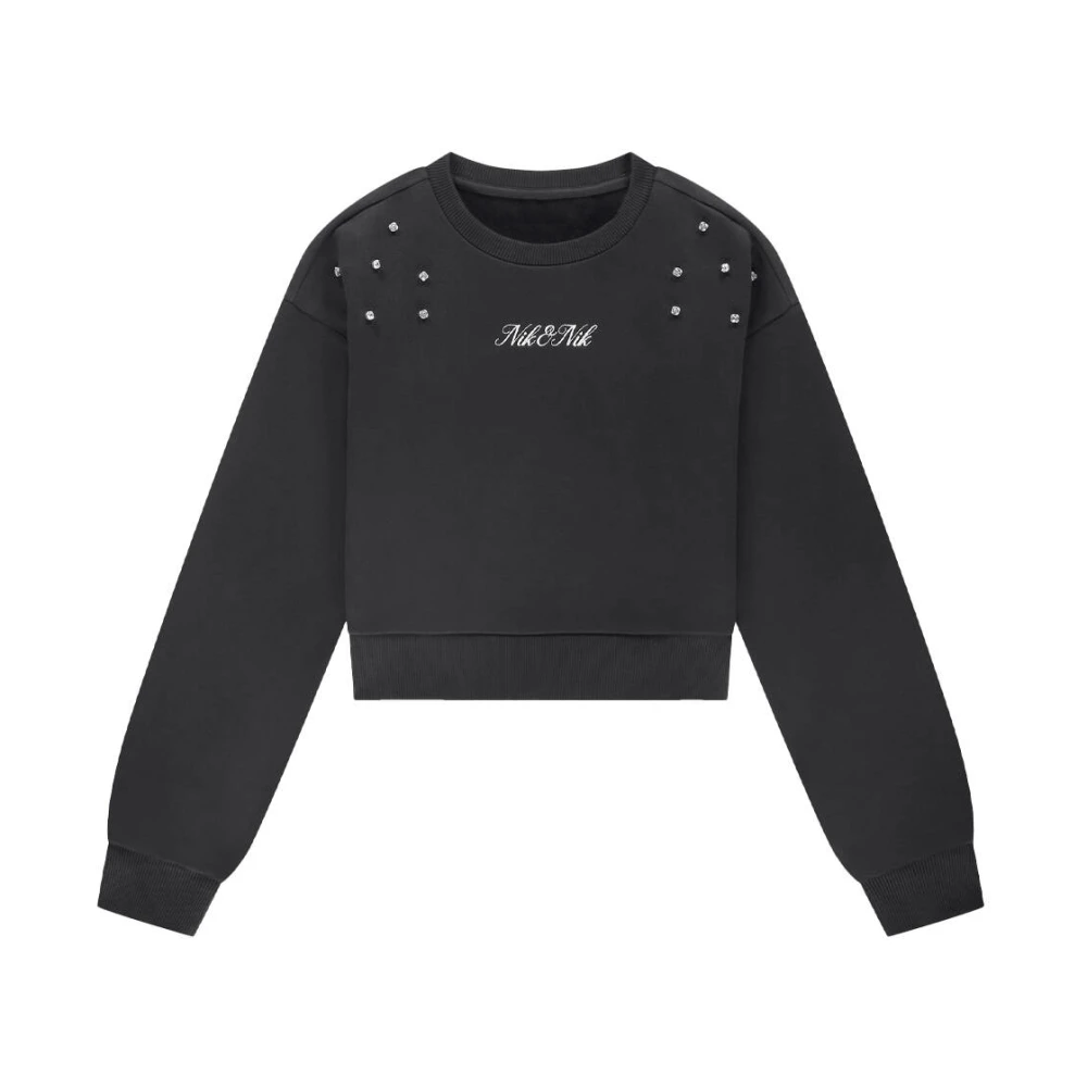 NIK & NIK Diamant Sweater Black Dames