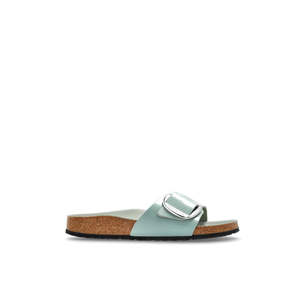 Birkenstock Women's Green Sliders, 7 Uk, Madrid Big Buckle