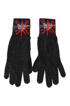 DGLovesLondon Broderade Ullhandskar