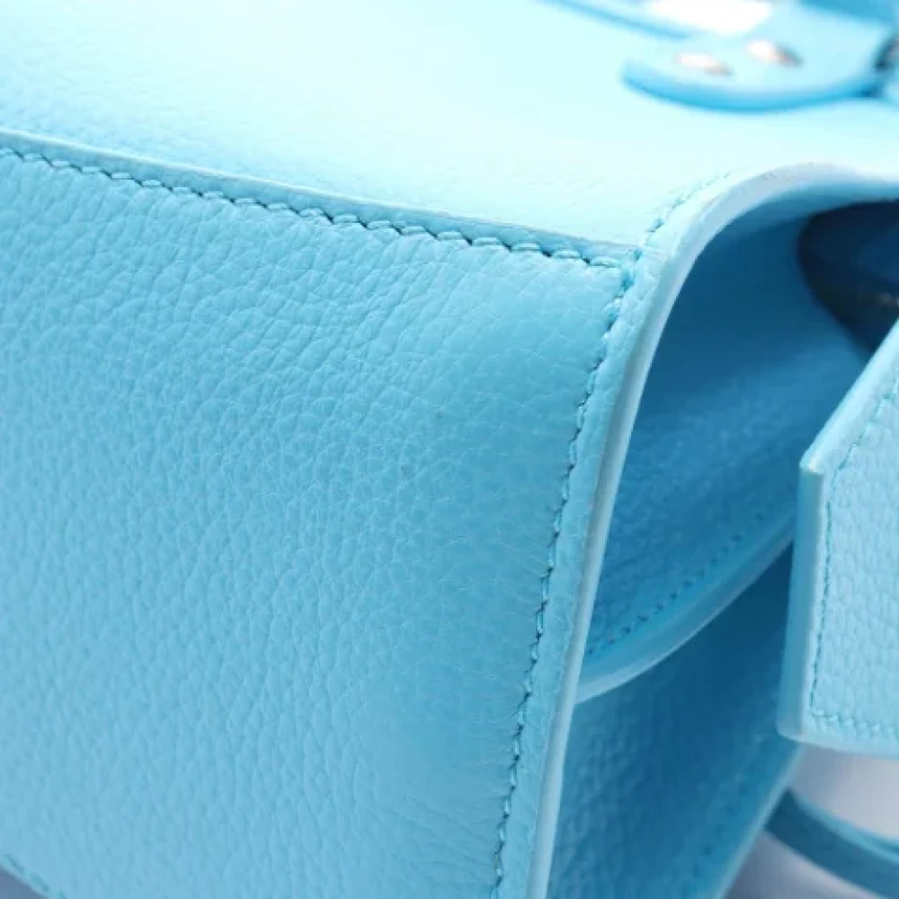 Balenciaga Vintage Pre-owned Leather balenciaga-bags Blue Dames