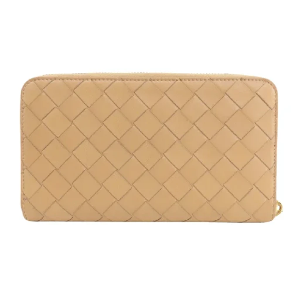 Bottega Veneta Vintage Pre-owned Leather wallets Brown Dames