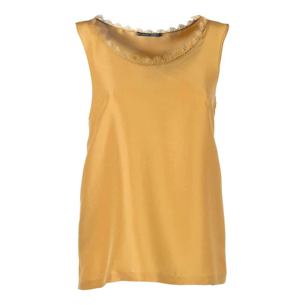 Tops > Sleeveless Tops - - Alberta Ferretti - Modalova