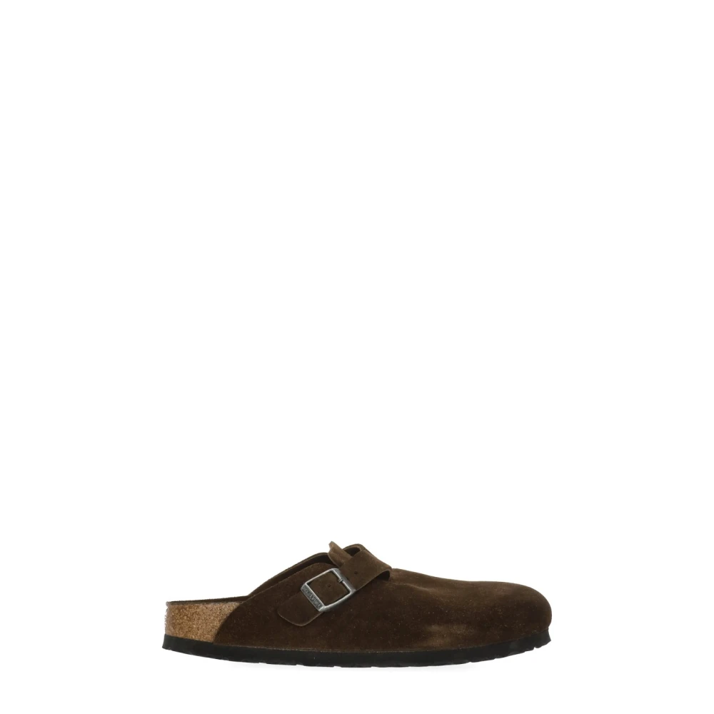 Birkenstock Unisex Marrone Birkenstock_boston Suede 'Carafe Tonal' Plantare Morbido_marrone_44 Eu_donna - Immagine 3